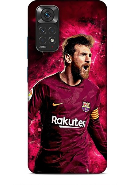 Xiaomi Redmi Note 11 Kılıf Players 3 Messi Barcelona Arka Kapak