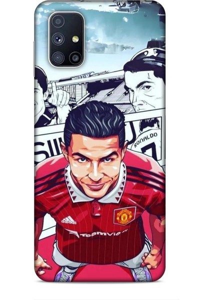 Samsung Galaxy M51 Kılıf Players 12 Ronaldo Wallpaper Tasarım Kılıf