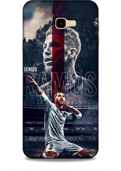 Samsung Galaxy J4 Plus Kılıf Players 25 Sergio Ramos Soyulmayan Kılıf