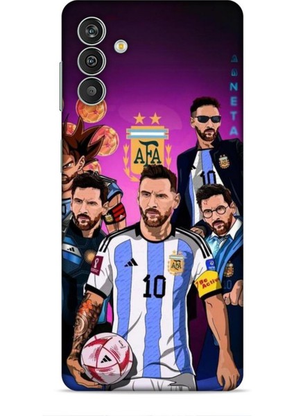 Samsung Galaxy M13 Kılıf Players 10 Messi Çizim Full Hd Kılıf
