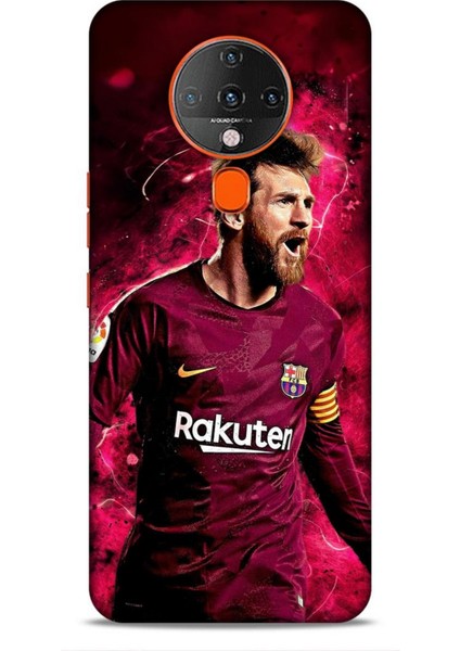 Tecno Spark 6 Go Kılıf Players 3 Messi Barcelona Arka Kapak