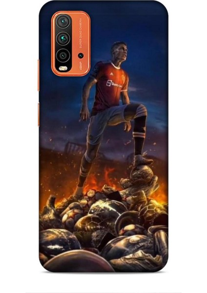 Xiaomi Redmi 9t Kılıf Players 15 Ronaldo Poster Kalın Silikon