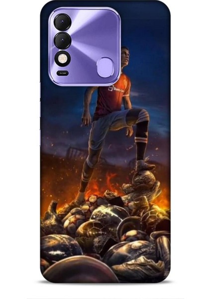 Tecno Spark 8c Kılıf Players 15 Ronaldo Poster Kalın Silikon