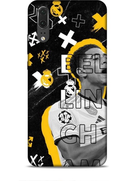 Huawei P20 Kılıf Players 20 Bellingham Wallpaper Renkli Kılıf