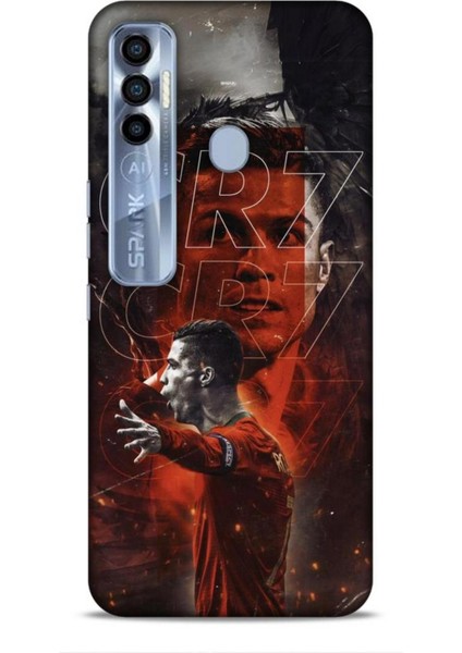 Tecno Spark 7 Pro Kılıf Players 11 Cr7 Ronaldo 4K Baskılı Kılıf