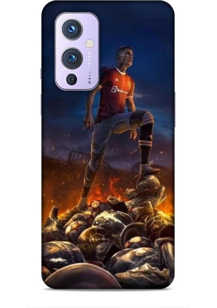 Oneplus 9 Kılıf Players 15 Ronaldo Poster Kalın Silikon