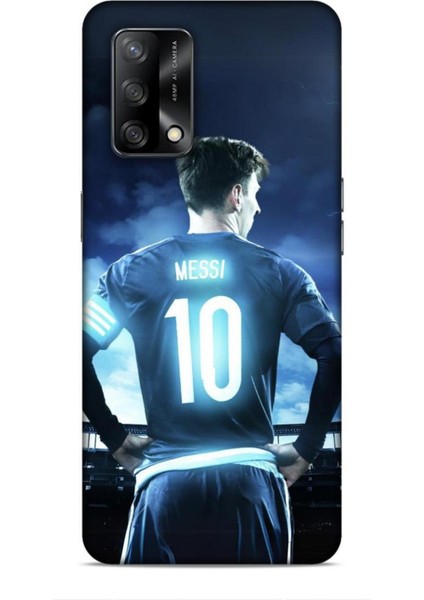 Oppo A74 Kılıf Players 5 Messi Duvar Kağıdı Koruma Kılıfı