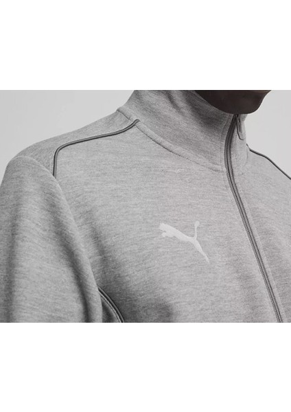Teamfinal Casuals Hooded Erkek Futbol Ceketi 65852833 Gri
