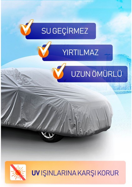 Rover 214 Hatchback (Hb) Uyumlu Araba Brandası - Oto Örtüsü - Kılıfı