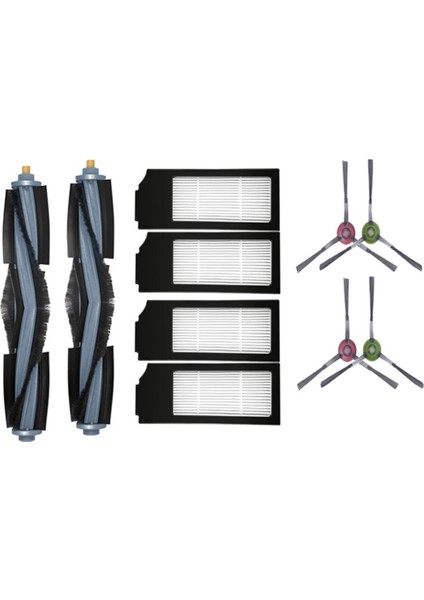 Hepa Filtre Yan Fırça Ana Fırça Paspas Bezleri Deebot X1 Turbo Omnı Robotlu Süpürge Yedek Parça (Yurt Dışından)