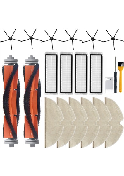 Yedek Ana Fırça Yan Fırçalar Hepa Filtreler S50 S51 S5 S6 Elektrikli Süpürge Aksesuarları Için Uyumlu (Yurt Dışından)