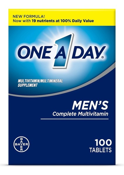 One A Day Men's 100 Tablet Multivitamin Multimineral Supplement