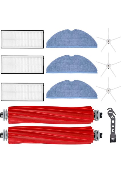 Hepa Filtre Paspas Bezi S7 T7S T7S Artı Ana Yan Fırça Robotlu Süpürge Aksesuarları Yedek Parça (Yurt Dışından)
