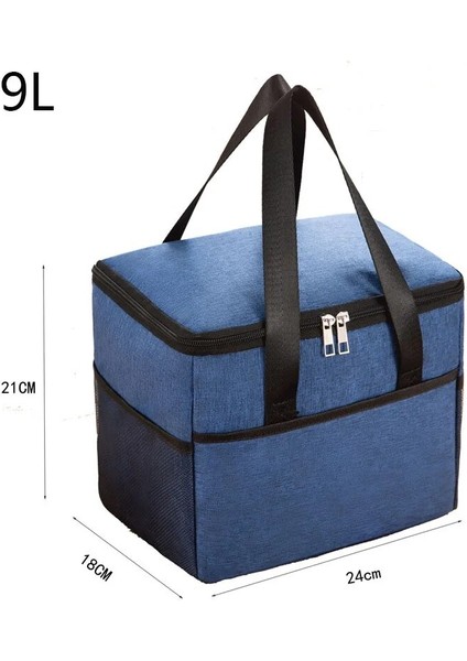 Gri Tarzı 9l Yalıtımlı Bento Çanta Termo Soğutucu Çanta Açık Hava Seyahat Çantaları Çanta Soğutucu Kılıfı Bento Yalıtımlı Tote 9l (Yurt Dışından) modelleri