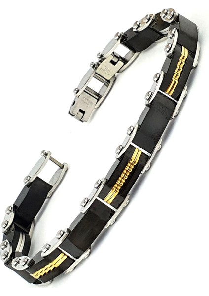 Çift Taraflı Kullanılabilir 316L Çelik Erkek Bileklik fırsatları