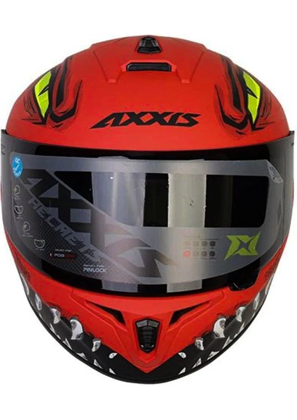 Axxıs Draken S Forza A5 Mat Red