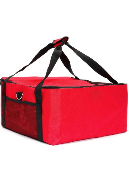 Siyah Stil 16 Inç Tutucu Kolay Kullanım Yalıtımlı Pizza Teslimat Çantası Termal Mukavemetli Konteyner Taze Gıda Oxford Bez Saklama Taşınabilir Kutu Kırmızı (Yurt Dışından) fiyatları