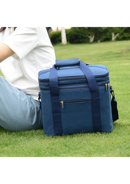 Mavi Stil Li Çift Katlı Soğutucu Çanta Kalınlaştırıcı Alüminyum Folyo Yalıtımlı Gıda (Yurt Dışından) fırsatları