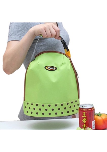 Yeşil Stil 1 Adet Oxford El Taşıma Kalınlaşmış Soğutucu Çanta Dönebilen Buz Torbaları Gıda Termal Organizatör (Yurt Dışından) fiyatları
