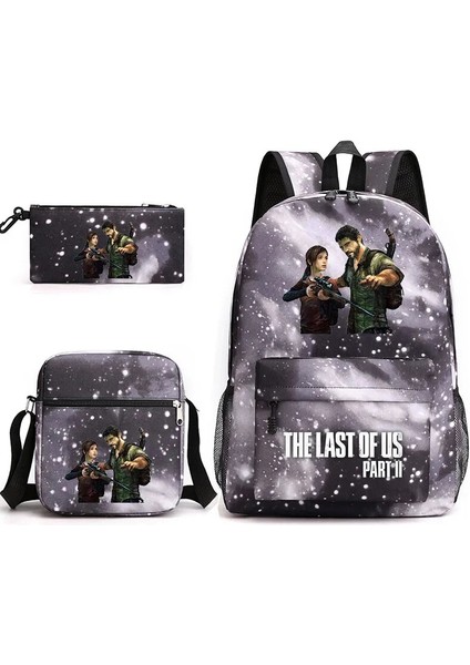 No.20 Tarzı 3 Adet Bize Son Bölüm 2 Sırt Çantaları Öğrenciler Okul Çantaları Kalem Kutusu Omuz Çantaları Sırt Çantası Erkek Kız Okul Çantaları (Yurt Dışından)