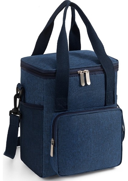 Siyah1 Tarzı Taşınabilir Öğle Yemeği Çantası Seyahat Plaj Bira Sızdırmaz Gıda Depolama Termal Soğutucu Çanta Yalıtımlı Dondurucu Çanta Içecek Kamp Çantası (Yurt Dışından) fiyatları