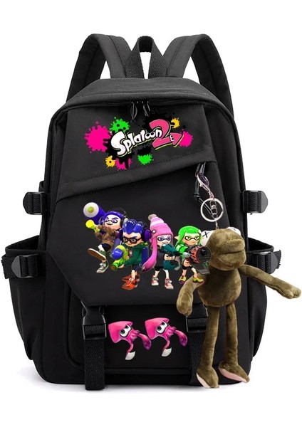 Erik Tarzı Anime Karikatür Splatoon Sırt Çantası Öğrencileri Okula Dönüş Büyük Kapasiteli Dizüstü Dizüstü Okul Çantası Erkek Kız Dizüstü Sırt Çantası (Yurt Dışından) fiyatları