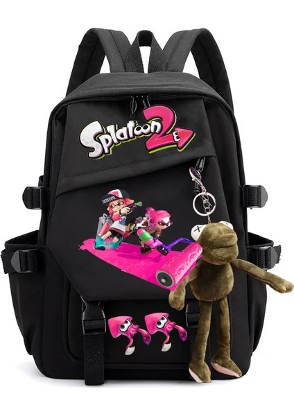 Erik Tarzı Anime Karikatür Splatoon Sırt Çantası Öğrencileri Okula Dönüş Büyük Kapasiteli Dizüstü Dizüstü Okul Çantası Erkek Kız Dizüstü Sırt Çantası (Yurt Dışından) fırsatları