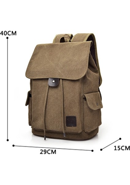 Siyah Stil Yeni Yüksek Li Tuval Erkek Sırt Çantası Büyük Omuz Okul Çantası Sırt Çantası Erkekler Için Seyahat Moda Kamp Çantaları Moda Basit Çantalar (Yurt Dışından) indirimleri