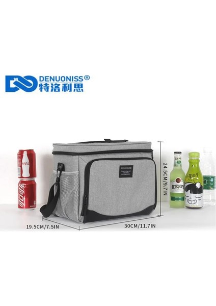 Mavi Stil Denuonıss Yeni Su Geçirmez Soğutucu Çanta Buzdolabı Termal Çanta Oxford 24 Can Büyük Kapasiteli Termos Çanta Taşınabilir Buzdolabı (Yurt Dışından) modelleri