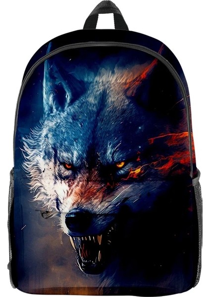 No.28 Tarzı Husky Aslan Kurt Sırt Çantası Ilköğretim Ortaokul Öğrenci Gizli Sakli Konusmalar Hayvanlar Kaplan Baskı Erkek Kız Okul Çantası Rahat Sırt Çantası Mochila (Yurt Dışından) indirimleri