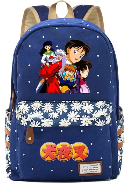 No.14 Tarzı 44CMX29CMX13CM Yeni Kawaii Hayvan Inuyasha Erkek Kız Çocuklar Okul Kitap Çantaları Kadın Sırt Çantası Gençler Okul Çantaları Tuval Dizüstü Seyahat Sırt Çantası (Yurt Dışından) indirimleri