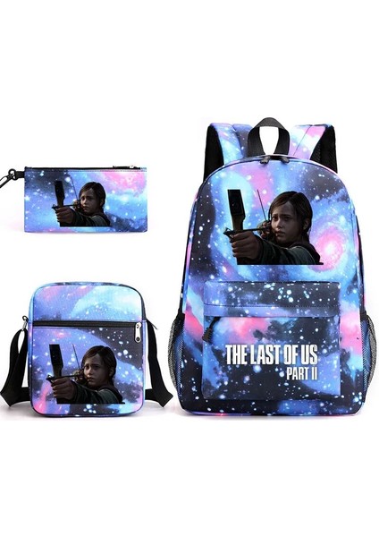 No.23 Stili 3 Adet Bize Son Bölüm 2 Sırt Çantaları Öğrenciler Okul Çantaları Kalem Kutusu Omuz Çantaları Sırt Çantası Erkek Kız Okul Çantaları (Yurt Dışından)