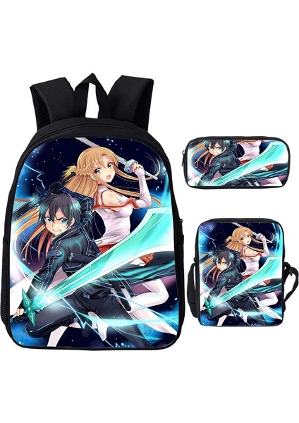 No.11 Tarzı Yeni Sword Art Online Sırt Çantası Ilköğretim Okul Çantaları Büyük Kapasiteli Öğrenciler Erkek Kız Anime Karikatür Su Geçirmez Sırt Çantası (Yurt Dışından) fiyatları