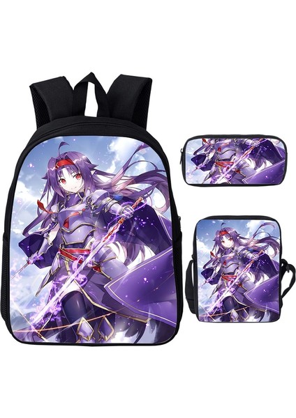 No.11 Tarzı Yeni Sword Art Online Sırt Çantası Ilköğretim Okul Çantaları Büyük Kapasiteli Öğrenciler Erkek Kız Anime Karikatür Su Geçirmez Sırt Çantası (Yurt Dışından) modelleri