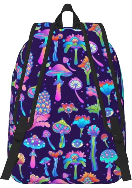 No.1 Stili 30X14X40CM Sihirli Mantarlar Dizüstü Sırt Çantası Erkek Kadın Rahat Sırt Çantası Üniversite Okul Öğrencileri Için Boho Çanta (Yurt Dışından) modelleri