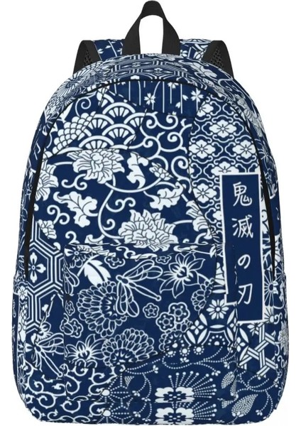 No.19 Tarzı 30X14X40CM Özel Kimetsu Hiçbir Yaiba Anime Kanvas Sırt Çantaları Erkek Kadın Rahat Sırt Çantası Koleji Okul Için Iblis Avcısı Nezuko Çanta (Yurt Dışından)