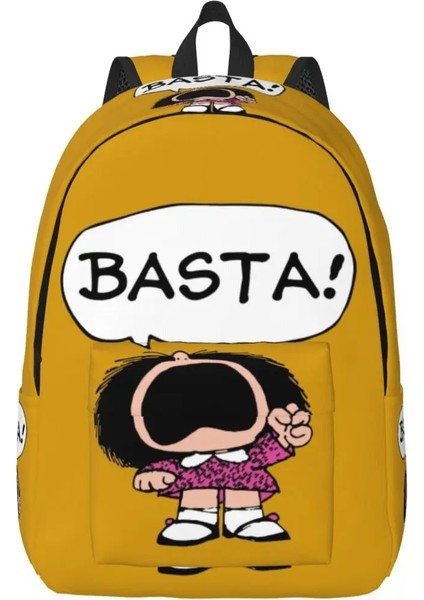 No.5 Tarzı 31X16X45CM Komik Mafalda Anime Seyahat Keten Sırt Çantası Kadın Erkek Okul Bilgisayar Sırt Çantası Karikatür Kawaii Üniversite Öğrencisi Sırt Çantası Çanta (Yurt Dışından)