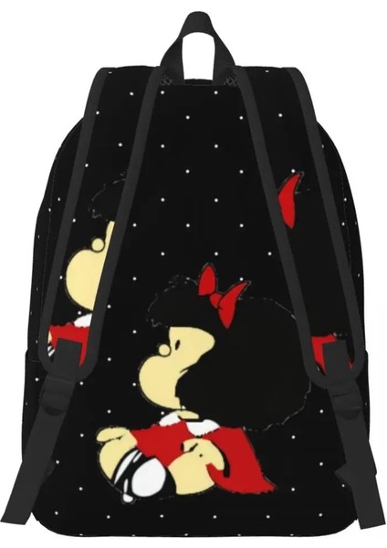 No.5 Tarzı 31X16X45CM Komik Mafalda Anime Seyahat Keten Sırt Çantası Kadın Erkek Okul Bilgisayar Sırt Çantası Karikatür Kawaii Üniversite Öğrencisi Sırt Çantası Çanta (Yurt Dışından) fırsatları