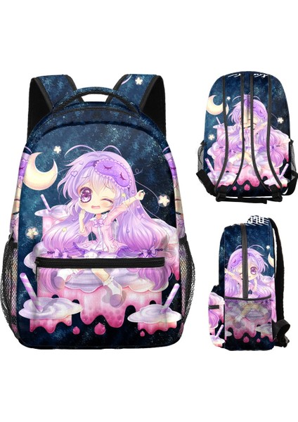 No.30 Stili Gacha Yaşam Kulübü Sırt Çantası Ilkokul ve Ortaokul Öğrencileri Erkek Kız Okul Çantası Okula Dönüş Anime Karikatür Dizüstü Sırt Çantası (Yurt Dışından)