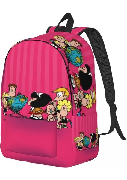 No.10 Stili 30X14X40CM Kawaii Karikatür Mafalda Dizüstü Sırt Çantası Erkek Kadın Moda Sırt Çantası Okul Üniversite Öğrencileri Için Çanta (Yurt Dışından) modelleri
