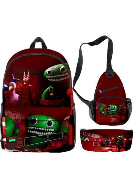 No.2 Tarzı Trendy Yenilik Komik Banban 3D Baskı ve Öğrenci Okul Çantaları Trendy Seyahat Dizüstü Sırt Çantası Göğüs Çantası Kalem Kutusu (Yurt Dışından) fiyatları