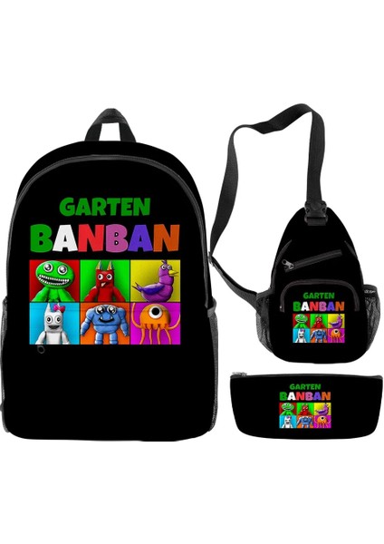 No.2 Tarzı Trendy Yenilik Komik Banban 3D Baskı ve Öğrenci Okul Çantaları Trendy Seyahat Dizüstü Sırt Çantası Göğüs Çantası Kalem Kutusu (Yurt Dışından) indirimleri