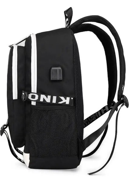 SIYAH15 Tarzı Hunter x Hunter Sırt Çantası Harajuku Anime Baskı Gençler Için Büyük Kapasiteli Okul Çantaları Öğrenci Seyahat Sırt Çantası (Yurt Dışından) fırsatları