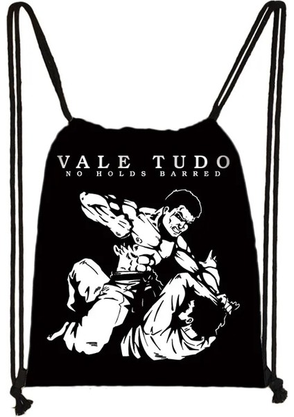 SKDRD12 Tarzı Serin Dövüş Tekvando Judo Seviyorum Ipli Çanta Erkek Kız Moda Saklama Torbaları Genç Sırt Çantası Adam Seyahat Sırt Çantası (Yurt Dışından)