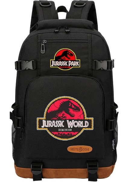 No.27 Tarzı 46CMX29CMX13CM Yeni Jurassic Dünya Parkı Erkek Kız Çocuklar Okul Kitap Çantaları Kadın Sırt Çantası Gençler Öğrenci Tuval Erkekler Dizüstü Seyahat Sırt Çantası (Yurt Dışından)