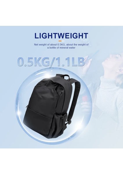 Siyah Stil Hafif Sırt Çantası Kadın Erkek Lise Orta Sırt Çantası Genç Sevimli Kolej Seyahat Dizüstü Sırt Çantaları Kız Erkek Için (Yurt Dışından) fiyatları