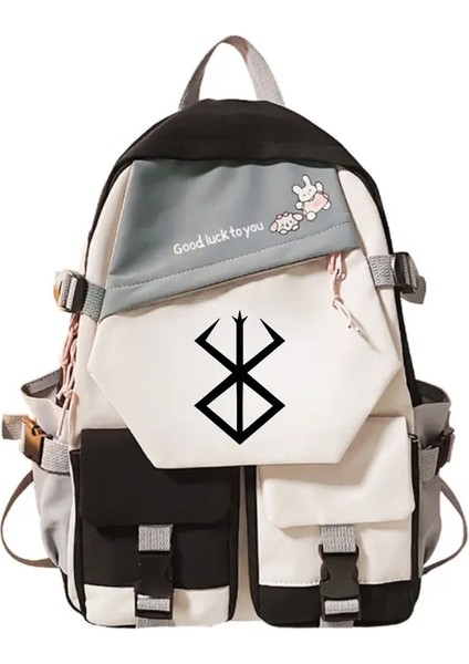 SIYAH11 Tarzı Anime Berserk Sırt Çantası Okul Kitap Çantası Kadın Erkek Unisex Hediye Schoolbag Serin Kız Erkek Çocuklar Için Büyük Kapasiteli Çanta (Yurt Dışından) modelleri