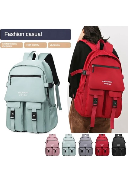 Siyah Stil Yeni Sıcak Moda Su Geçirmez Kanvas Bayan Omuz Çantası Büyük Kapasiteli Okul Çantası Seyahat Sırt Çantası (Yurt Dışından) fiyatları