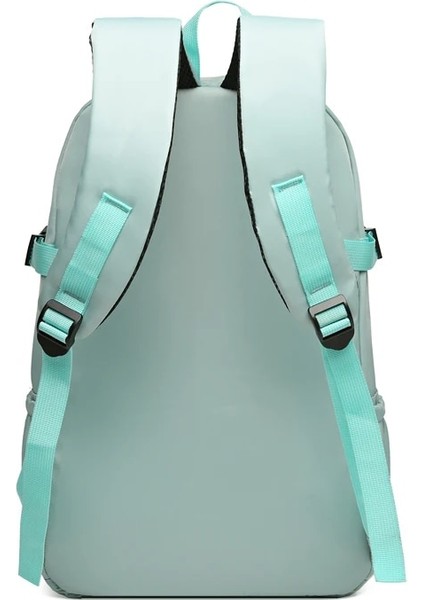 Siyah Stil Yeni Sıcak Moda Su Geçirmez Kanvas Bayan Omuz Çantası Büyük Kapasiteli Okul Çantası Seyahat Sırt Çantası (Yurt Dışından) modelleri