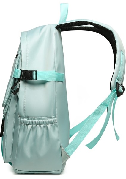 Siyah Stil Yeni Sıcak Moda Su Geçirmez Kanvas Bayan Omuz Çantası Büyük Kapasiteli Okul Çantası Seyahat Sırt Çantası (Yurt Dışından) indirimleri